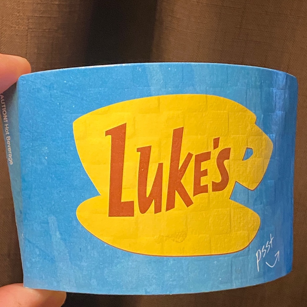 Gilmore Girls Luke’s Diner 2016 Pop-Up Coffee Cup